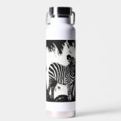 Drie zebra's schilderen waterfles (Voorkant)