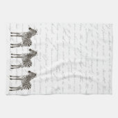 Drie Zebras Theedoek (Horizontaal)