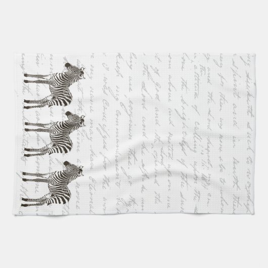 Drie Zebras Theedoek (Horizontaal)