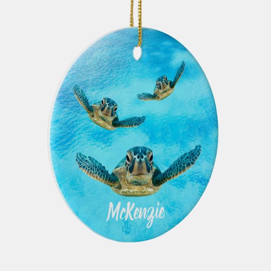 Drie Zee draaimolens Keramisch Ornament (Rechts)