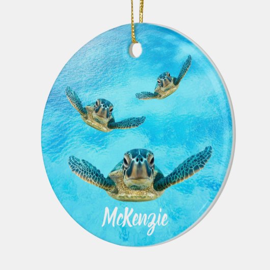 Drie Zee draaimolens Keramisch Ornament (Links)