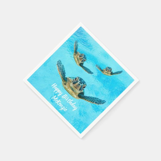 Drie Zee draaimolens Servet (Hoek)