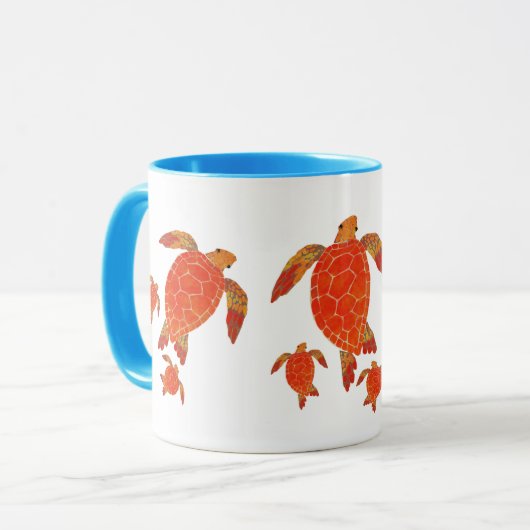 Drie Zeeen Mok (Voorkant links)