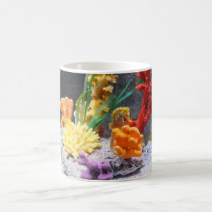 Drie zeepaarden koffiemok