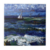 Drie zeilboten tegeltje (Voorkant)