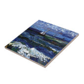 Drie zeilboten tegeltje (Zijkant)