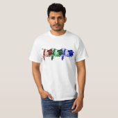 Drie zestig scooters t-shirt (Voorkant volledig)