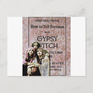 Drie zigeuners, veranderde kunst briefkaart