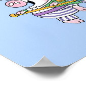 DRIE ZINGPIGS poster van Sandra Boynton (Hoek)