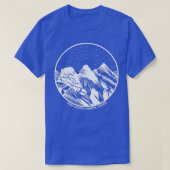Drie zistergebergte Canmore Alberta Canada T-shirt (Design voorkant)