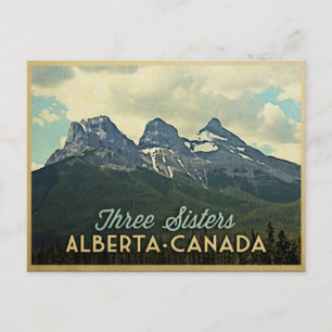 Drie zisters Alberta Canada Briefkaart