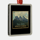 Drie zisters Alberta Canada Metalen Ornament (Rechts)