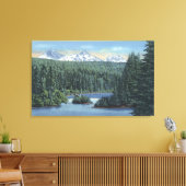 Drie Zisters bergen nabij buis OF van Scott Canvas Afdruk (Insitu (Woonkamer))