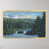 Drie Zisters bergen nabij buis OF van Scott Poster (Voorkant)