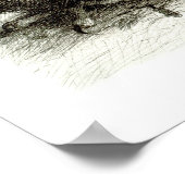 Drie zo Cute Baby Owls Poster (Hoek)