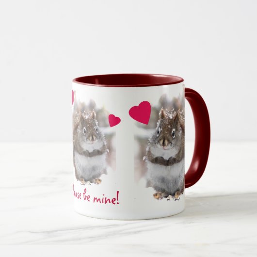 Drie zoete eekhoorns Valentijn Mok (Voorkant rechts)