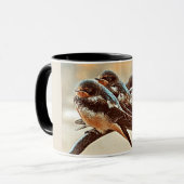 Drie zoete zwaluwen mok (Voorkant links)