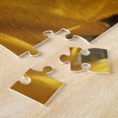 Drie zonnebloemen Botanische Kunstfotografie Legpuzzel (Zijkant)