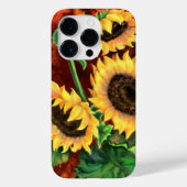 Drie zonnebloemen Case-Mate iPhone case (Achterkant)