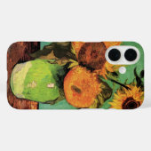Drie zonnebloemen in een Vase door Vincent van Gog Case-Mate iPhone Case (Achterkant (horizontaal))