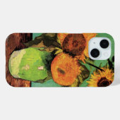 Drie zonnebloemen in een Vase door Vincent van Gog Case-Mate iPhone Case (Achterkant (horizontaal))