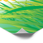 Drie zonnebloemen Poster (Hoek)