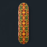 Drie zonnebloemen Schatbord Persoonlijk Skateboard<br><div class="desc">Mooie drie zonnebloemen</div>