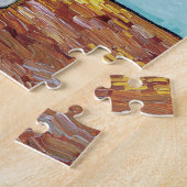 Drie zonnebloemen, Van Gogh Legpuzzel (Zijkant)