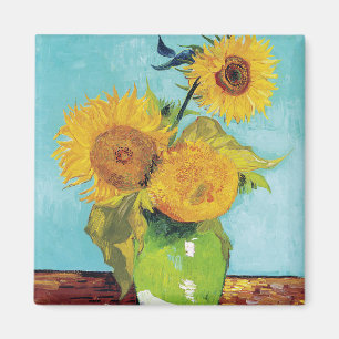 Drie zonnebloemen, Van Gogh Magneet