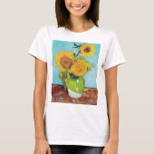 Drie zonnebloemen, Van Gogh T-shirt (Voorkant)