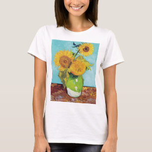 Drie zonnebloemen, Van Gogh T-shirt
