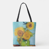 Drie zonnebloemen, Van Gogh Tote Bag (Achterkant)