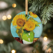 Drie zonnebloemen | Vincent van Gogh Keramisch Ornament