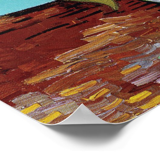 Drie zonnebloemen| Vincent Van Gogh Poster (Hoek)