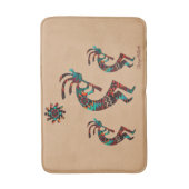 Drie Zuidwest Kokopelli Bath Mat (Voorkant Verticaal)
