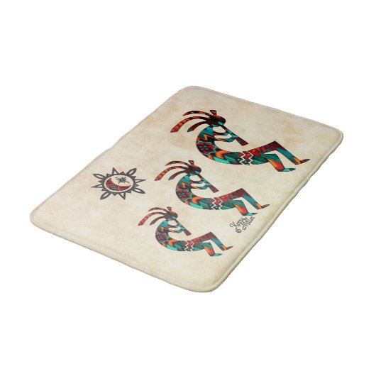 Drie Zuidwest Kokopelli Bath Mat (Gekanteld)