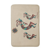 Drie Zuidwest Kokopelli Bath Mat (Voorkant Verticaal)