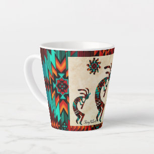 Drie Zuidwest Kokopelli Latte Mok
