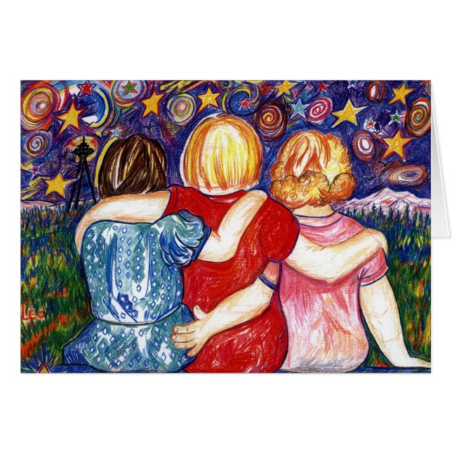 Drie zussen (Voorkant Horizontaal)