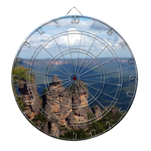 drie zussen australië dartbord (Voorkant)