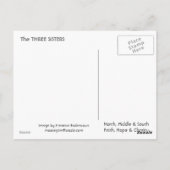 Drie zussen briefkaart (Achterkant)