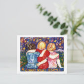 Drie zussen briefkaart (Staand voorkant)