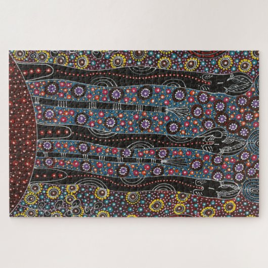 Drie zussen die dromen van Cindy Wallace Legpuzzel (Horizontaal)