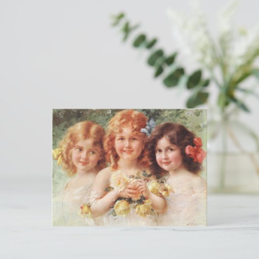 Drie zussen - Émile Vernon Briefkaart (Staand voorkant)