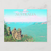 Drie zussen Katoomba schilderachtig Australië Briefkaart (Voorkant)