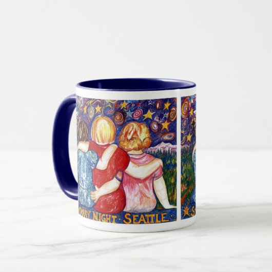 Drie zussen mok (Voorkant links)