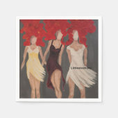 Drie zussen servetten (Voorkant)