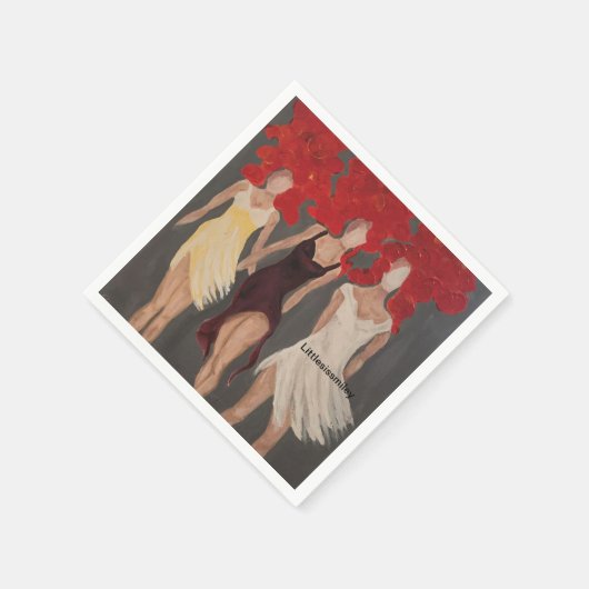 Drie zussen servetten (Hoek)