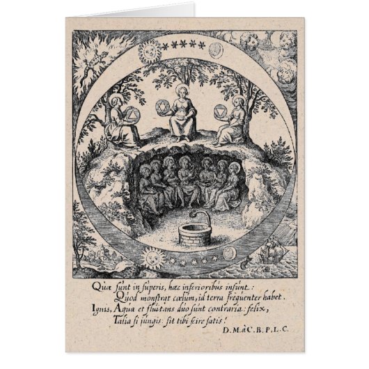 Drie zussen van Alchemy Kaart (Voorkant)