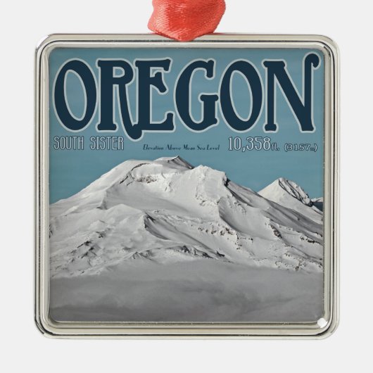Drie zussen van Bachelor Bowl Metalen Ornament (Voorkant)